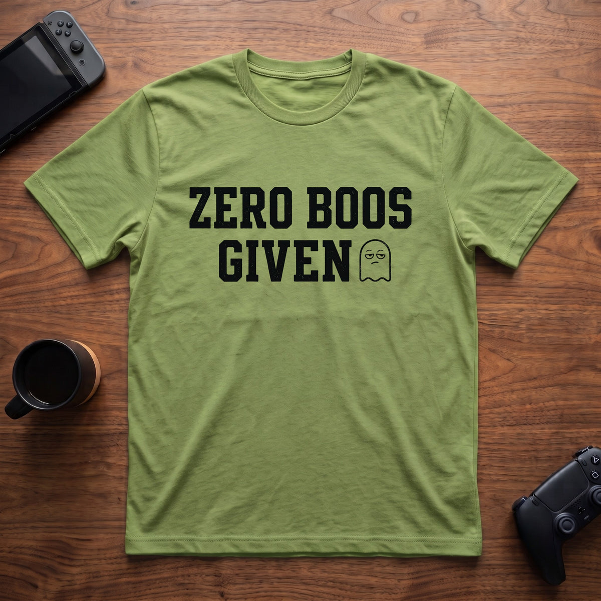 Zero Boos Given T-Shirt - Lime