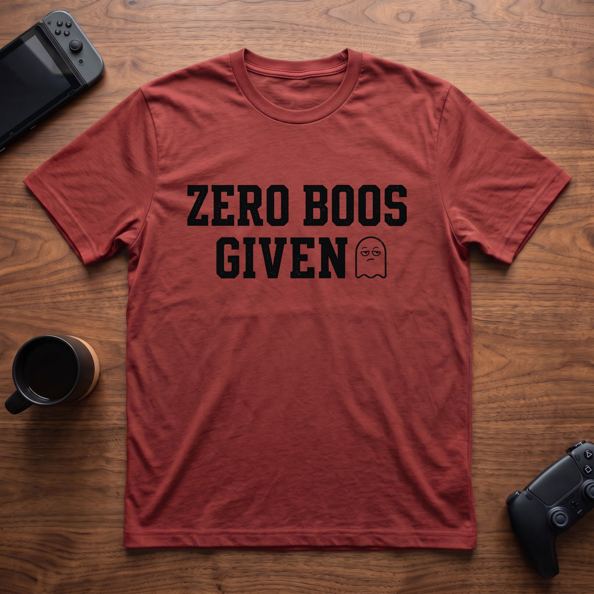 Zero Boos Given T-Shirt - Red