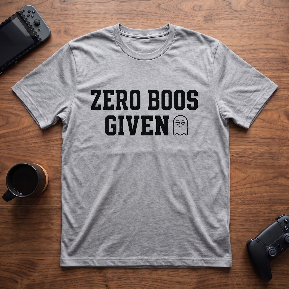 Zero Boos Given T-Shirt - Sport Grey