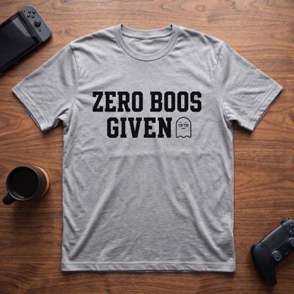 Zero Boos Given T-Shirt - Sport Grey