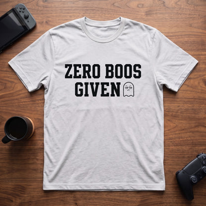 Zero Boos Given T-Shirt - White
