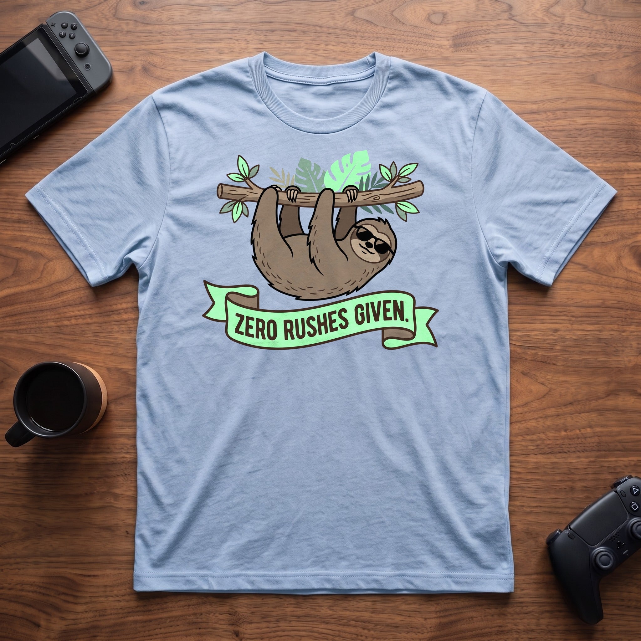 Zero Rushes Given T-Shirt - Light Blue