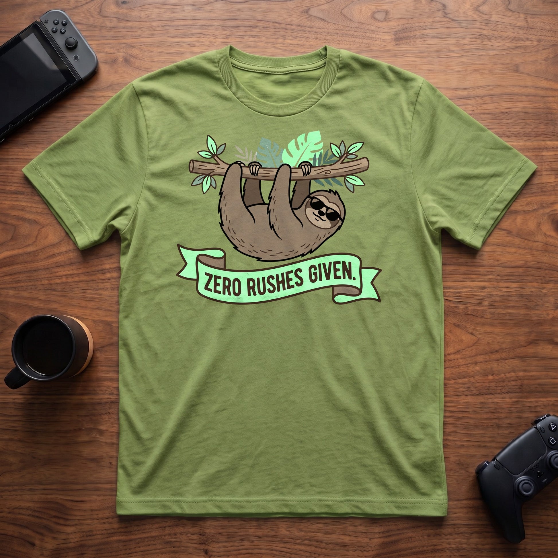 Zero Rushes Given T-Shirt - Lime