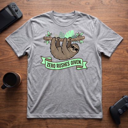 Zero Rushes Given T-Shirt - Sport Grey