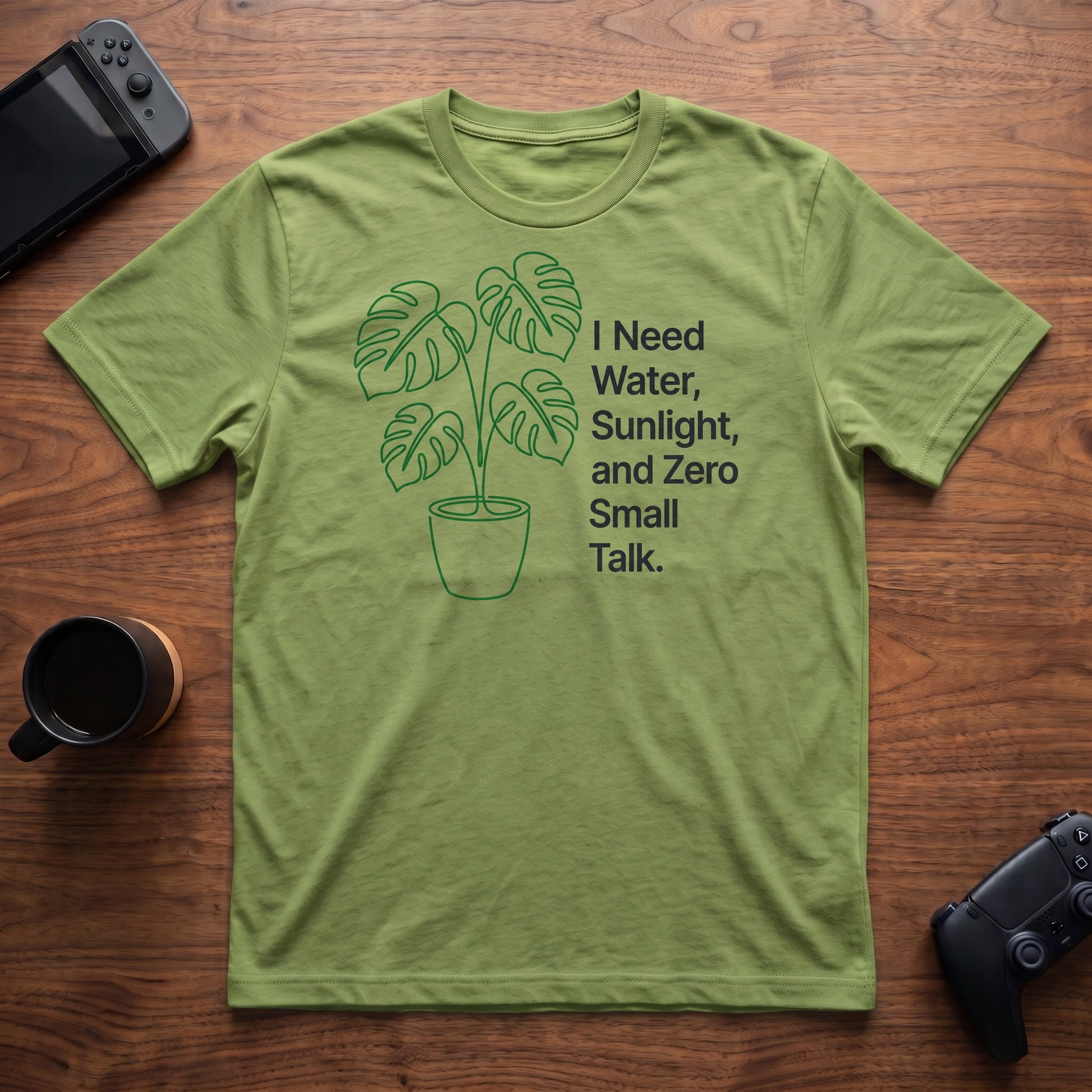 Zero Small Talk T-Shirt - Lime