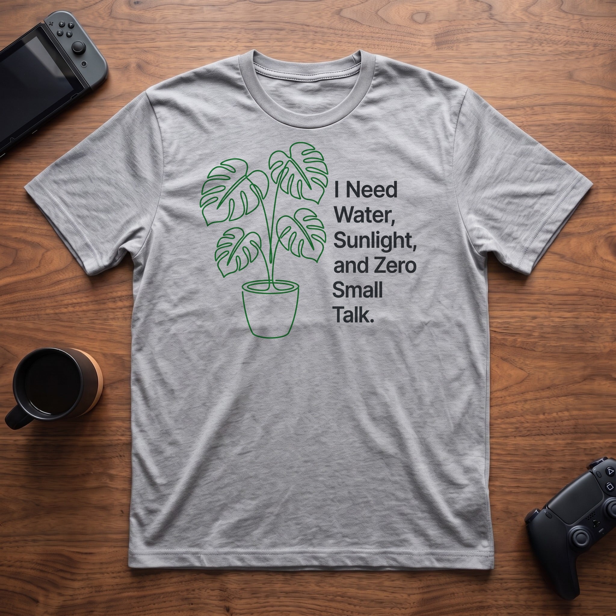 Zero Small Talk T-Shirt - Sport Grey